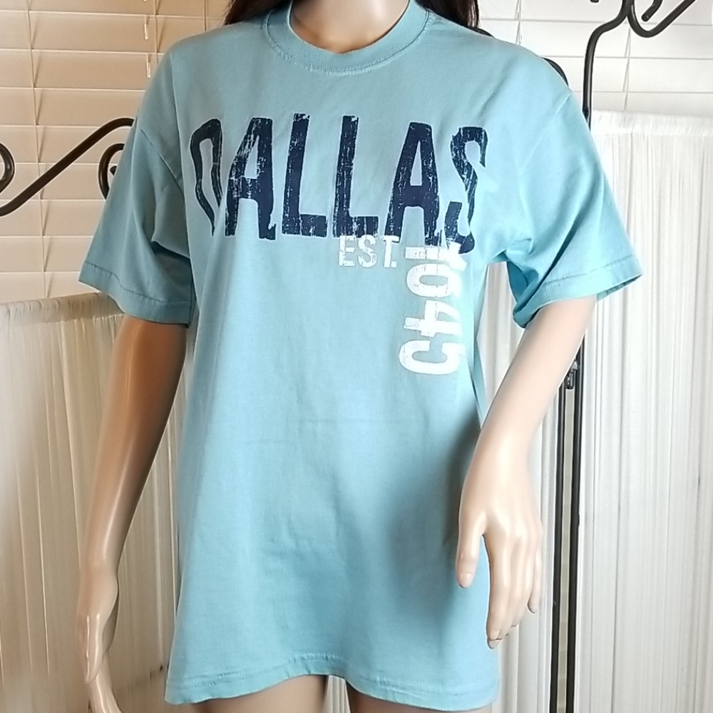 Dallas Vintage Look T-shirt Est 1859 Medium